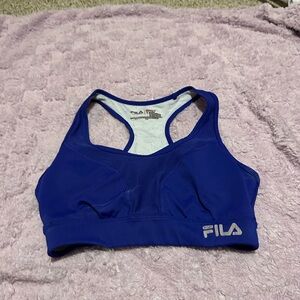 Fila Women's Vibrant Blue Sports Bra